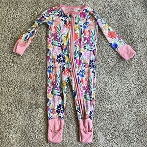 Little Sleepy Summer Garden Zippy 3-6M